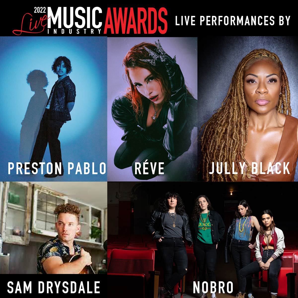 2022 Live Music Industry Awards Final Nominees
