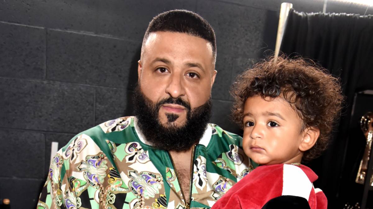 DJ Khaled picked up a Happy Meal for his son Asahd Khaled, pictured here in his arms