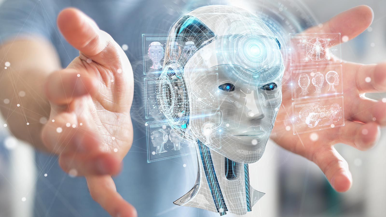 Artificial intelligence design concept