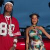 Tyga and Jhené Aiko in the Sunshine video