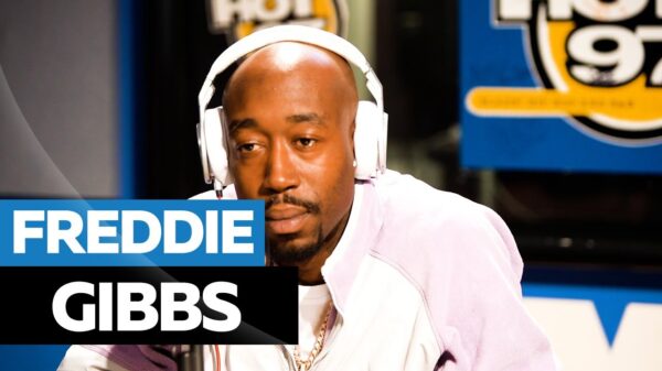 Freddie Gibbs drops a fire freestyle on Hot 97 for Funkmaster Flex