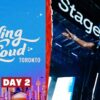 Rolling Loud Toronto 2 logo on the left and an image of a performer on the right