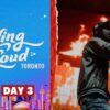 Rolling Loud Toronto 2 logo on the left and an image of a performer on the right