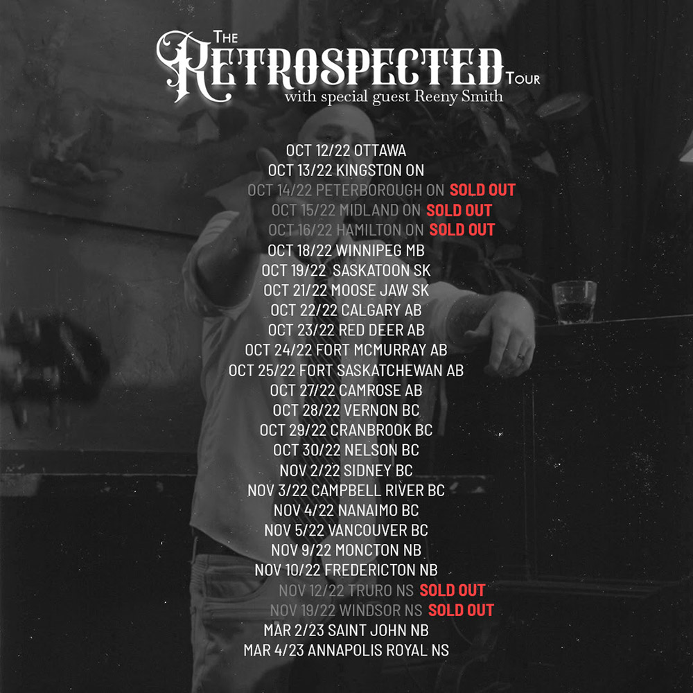 Poster for Retrospected Tour 2022 by Classified