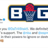 A tweet made by ICE CUBE accusing ESPN and NBA of attempting to destroy his 3-on-3 basketball league