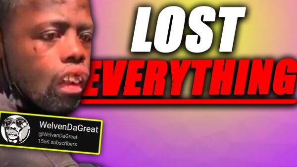 The words 'lost everything' appear next a photo of WelvenDaGreat AKA the Deez Nuts guy