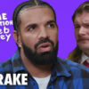 A composite image of rapper Drake and Sundae Conversation host Caleb Pressley