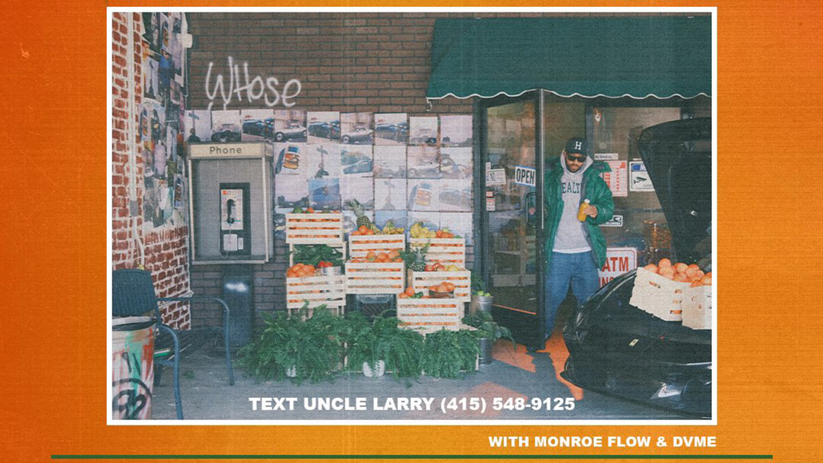 Poster for the Larry's Market Run tour by Larry June