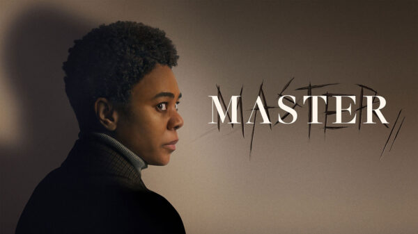 A composite image of actress Regina Hall and the title 'Master'