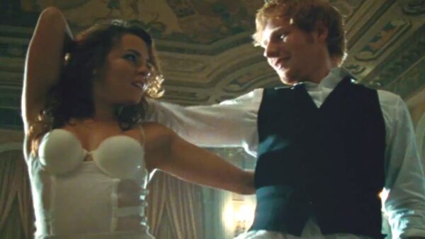 Scene from the Thinking Out Loud music video by Ed Sheeran