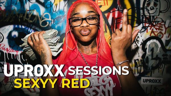 Rapper Sexyy Red poses for the camera in the UPROXX Sessions studios