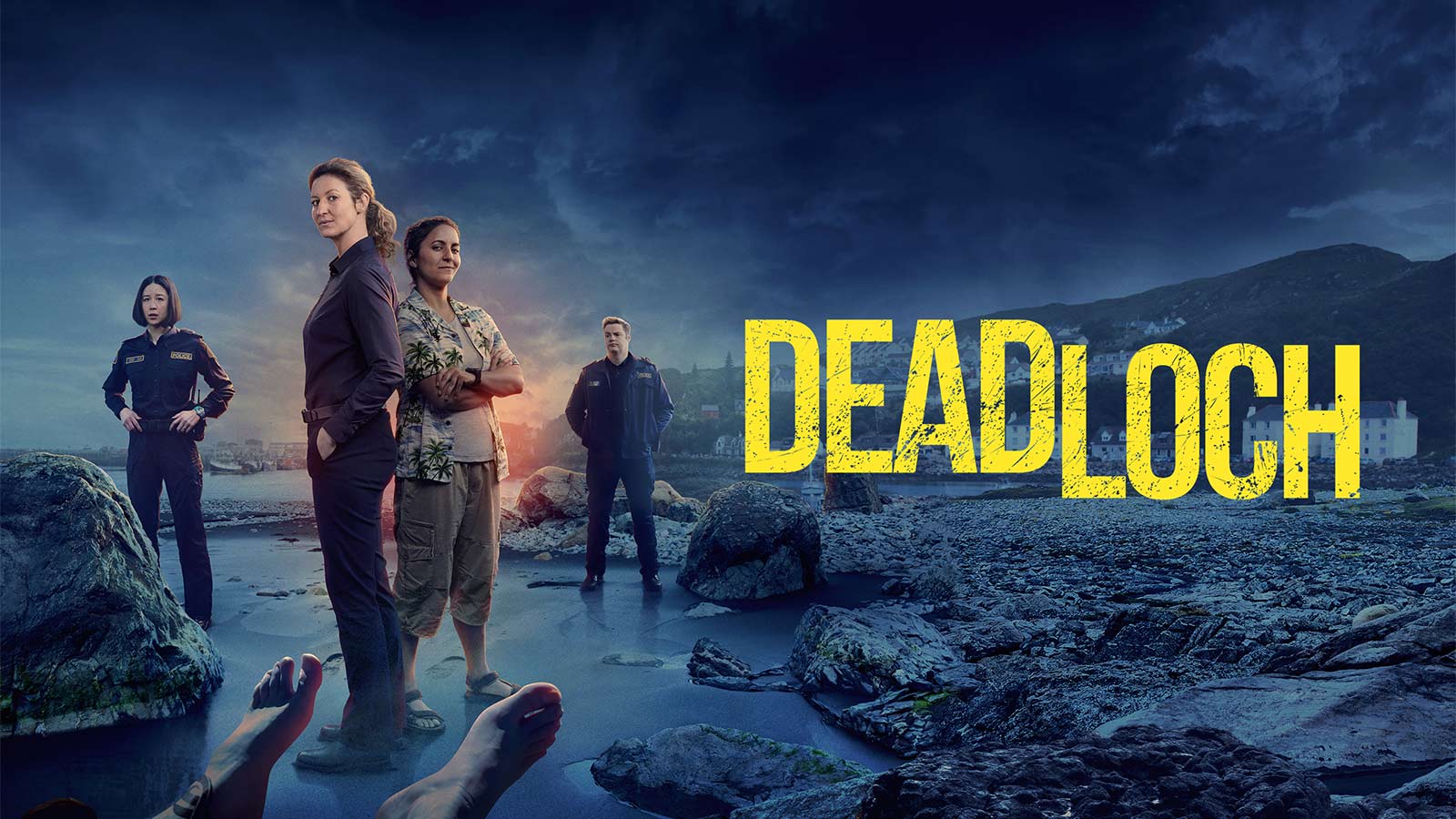 Promotional image for Deadloch offical trailer