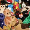 A large pile of Beanie Babies collectibles