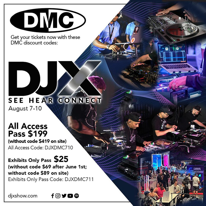 Official poster for the 2023 DJX expo