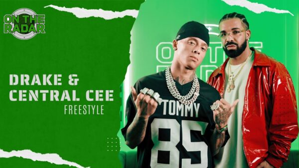 YouTube thumbnail for the Drake and Central Cee On The Radar freestyle