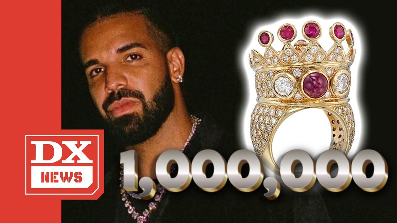 A photo depicting that Drake bought 2Pac's ring