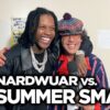 YouTube thumbnail for the video Nardwuar vs Summer Smash