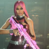 Nicki Minaj joins Call of Duty, seen here as a playable operator in Modern Warfare 2