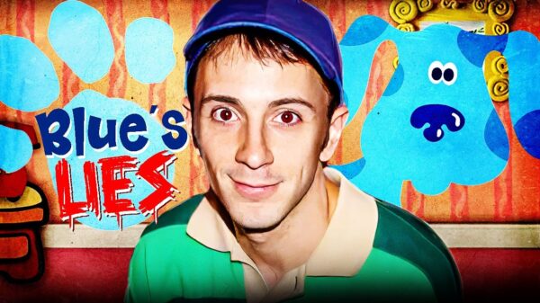 YouTube thumbnail for the video Steve Burns Lied to You, But It's Okay (He Escaped Blues Clues)