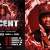 Promotional poster showcasing pressa being added to the 50 Cent tour