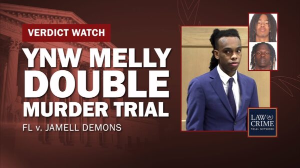 YouTube thumbnail for the video VERDICT WATCH LIVE: Rapper YNW Melly Double Murder Trial — FL v. Jamell Demons - Day 18