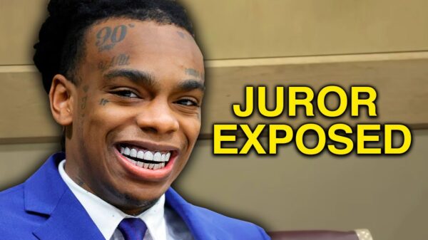 YouTube thumbnail for the video YNW Melly Murder Trial Juror EXPOSED