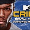 50 Cent on the YouTube thumbnail for the video Looking Back: The surprising history and fakery of MTV CRIBS.