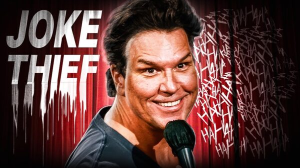 YouTube thumbnail for a feature on comedian Dane Cook