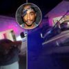 YouTube thumbnail for the video Tupac Shakur Murder: Bodycam shows police raiding Nevada home connected to rapper's killing