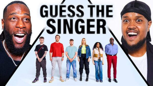 YouTube thumbnail for the Beta Squad video GUESS THE SINGER FT BURNA BOY