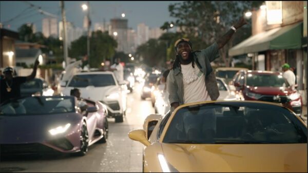 Scene from the City Boys music video by Burna Boy