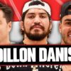 Dillon Danis with Full Send Podcast hosts Kyle and Steiny