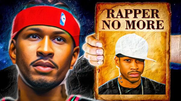 YouTube thumbnail for the video Why Allen Iverson's Rap Career Failed