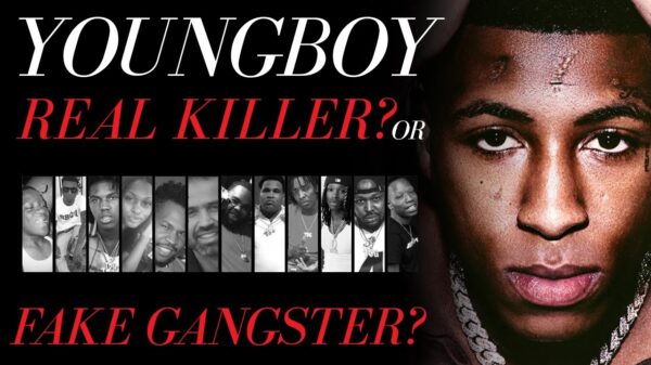 YouTube thumbnail for the YoungBoy documentary Real Killer or Fake Gangster?