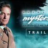 Former host Robert Stack is featured on a promotional poster for the Unsolved Mysteries documentary