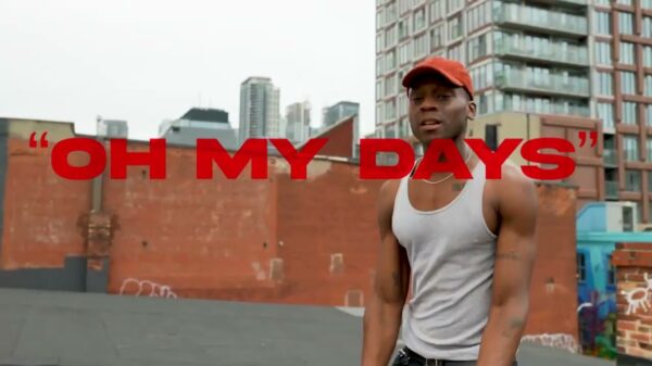 BOYFRN in a screenshot of the Oh My Days music video