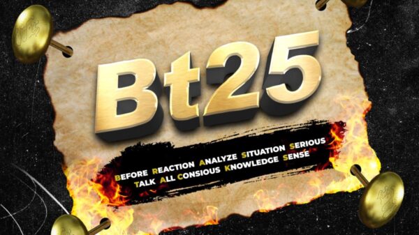 Artwork for the B.T25 album by Legendary Brasstacks