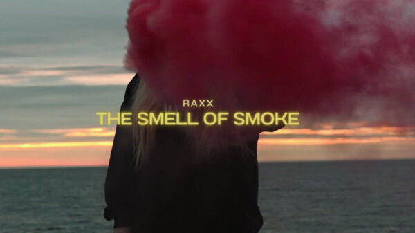 The official artwork for The Smell of Smoke album by RAXX