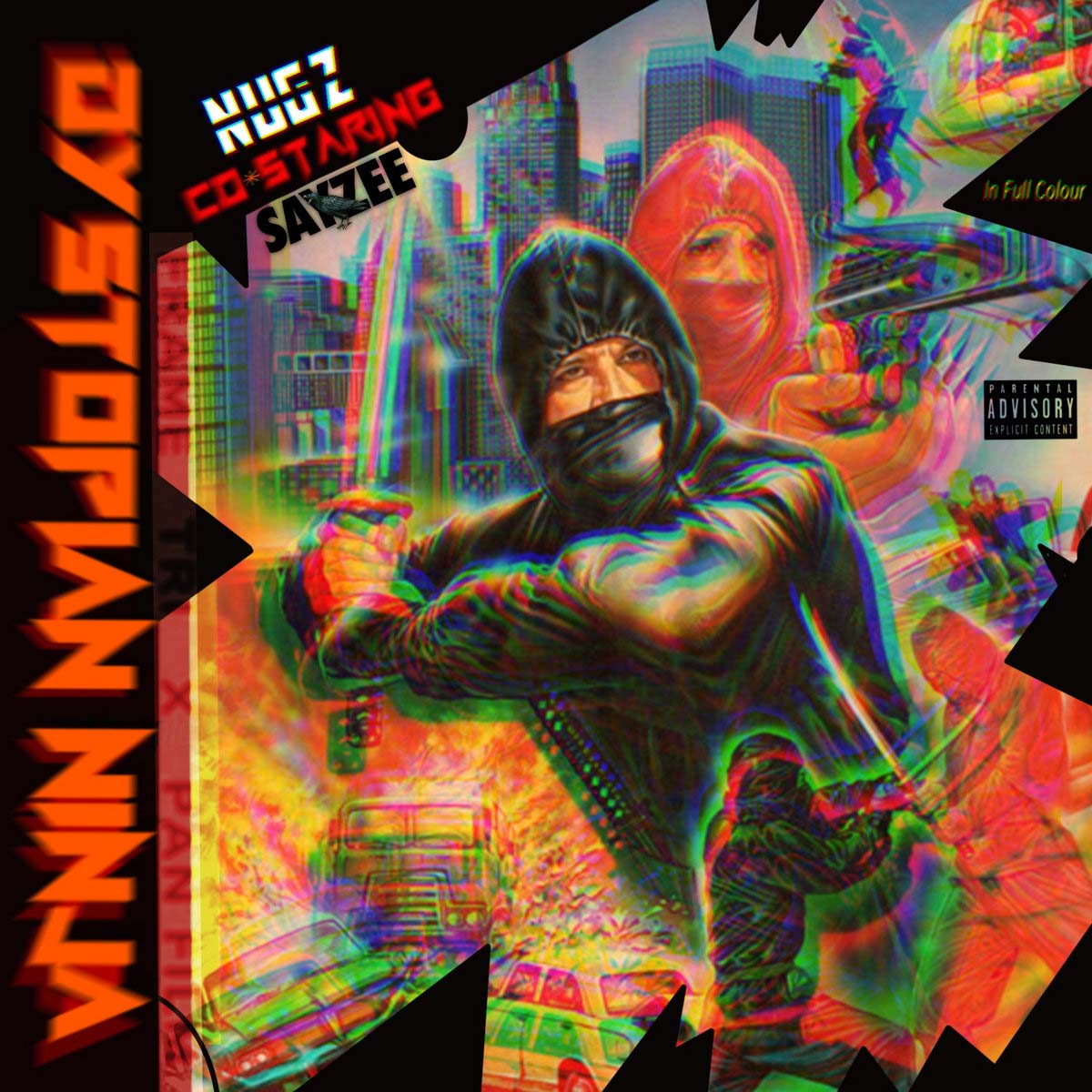 Artwork for the Nugz Presents: Dystopian Ninja EP by Sayzee