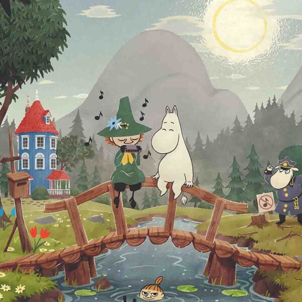 Promotional artwork for the game Snufkin: Melody of Moominvalley