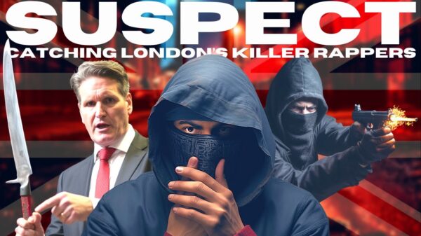 YouTube thumbnail for the video London's Killer Rappers - Suspect, Active Gxng and The War in Camden.