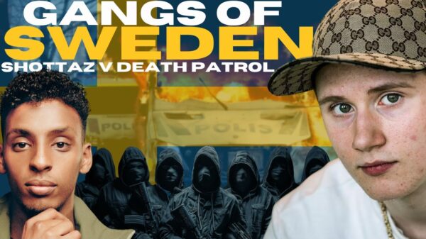 YouTube thumbnail for the Trap Lore Ross video Sweden's Deadly Gang War