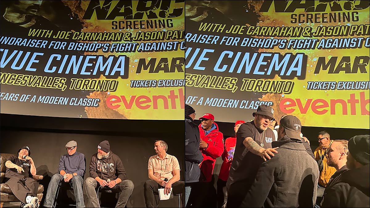 Photos captured at the NARC Anniversary screening in Toronto on March 22