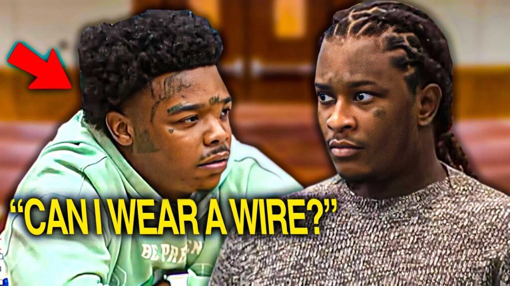YouTube thumbnail for the video Young Thug Trial YSL Co-Founder Wanted to Wear a Wire - Day 59 YSL RICO.