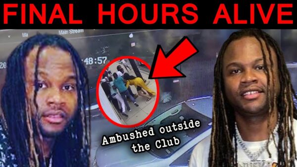 YouTube thumbnail for the video The Orchestrated Hit Of OTF DThang: Ambushed Outside The Club.