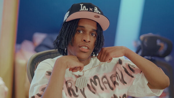 Ottawa rapper TwoTiime on the set of his Yesterday music video shoot.