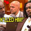 YouTube thumbnail for the video Young Thug Trial Defense DESTROYS States Theory!