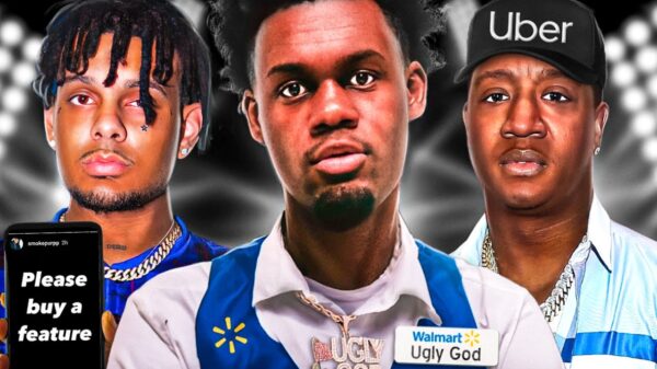 YouTube thumbnail for the video What Happens After Rappers Fall Off?