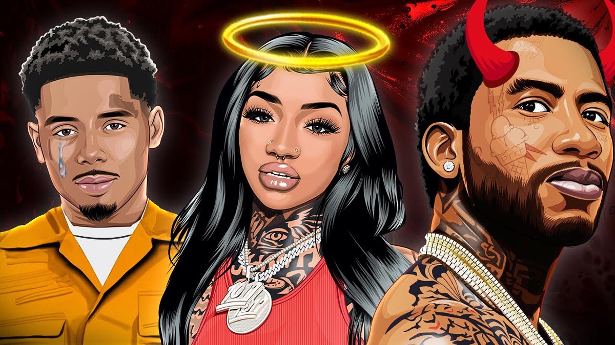 YouTube thumbnail for the video Louaista Looks at the So-Called Gucci Mane Curse.