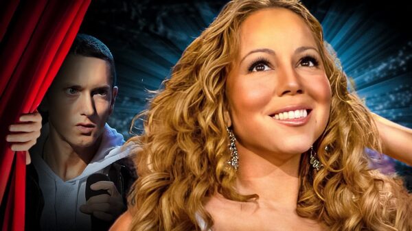 A photo of Eminem and Mariah Carey